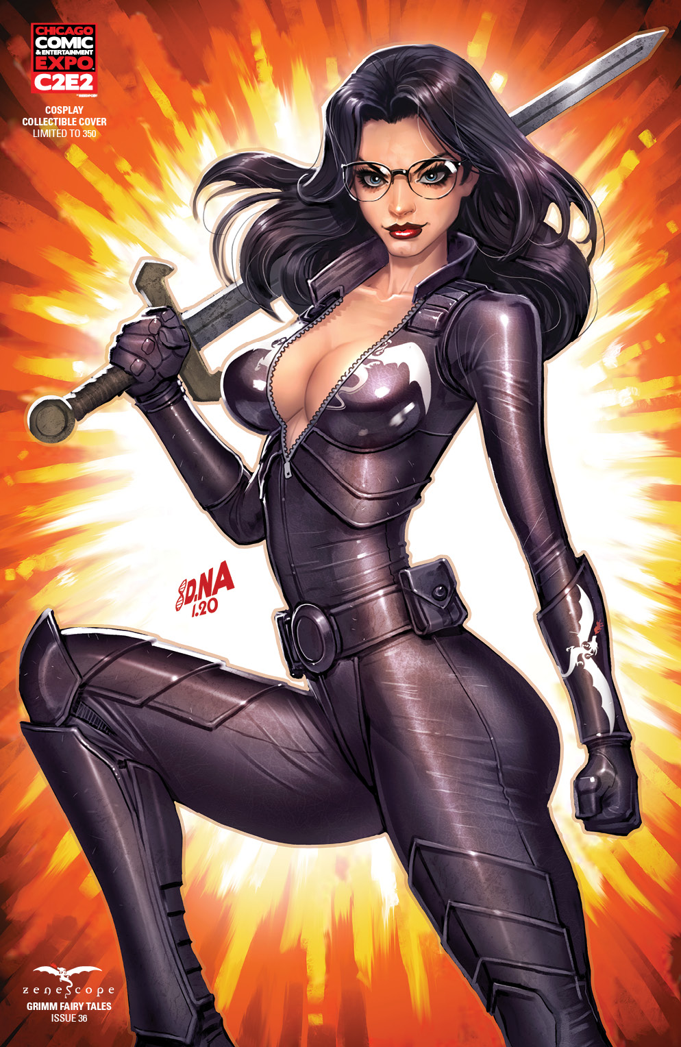 Grimm Fairy Tales Vol 2 #36 Cover G David Nakayama C2E2 Cosplay Exclusive LTD 350
